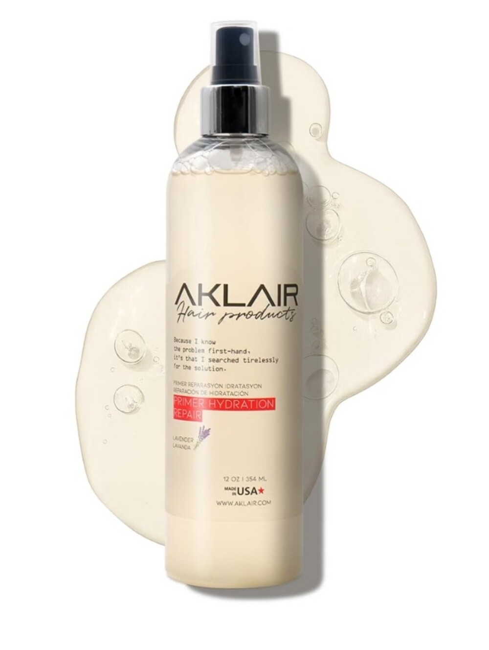 Primer Hydration Repair Leave-In Curl Cream for Curly Hair 12oz – Anti Frizz